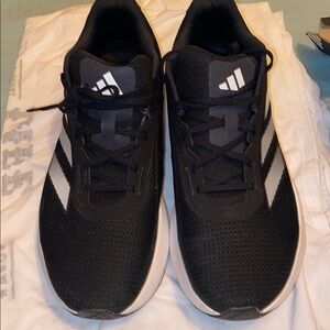Adidas Black and White Running Shoes